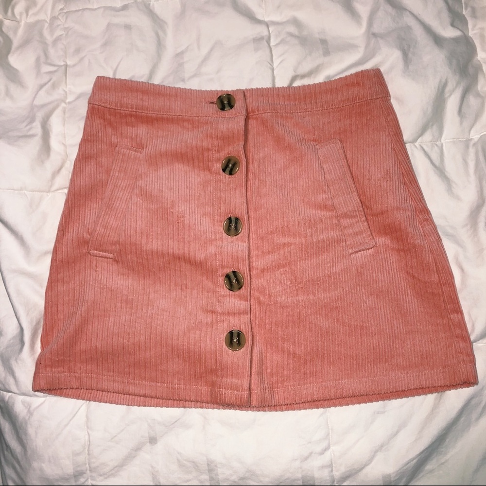Forever 21 Pink corduroy skirt 💗